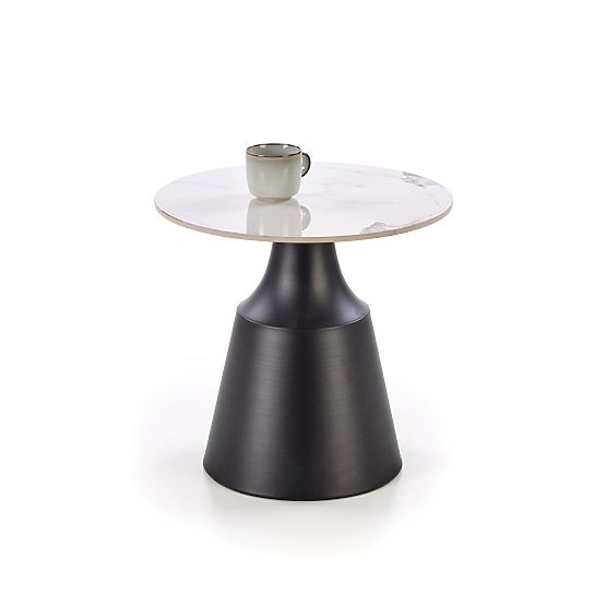 Set MAGNETA de 2 bănci, marmură albă / negru (2p=1buc)