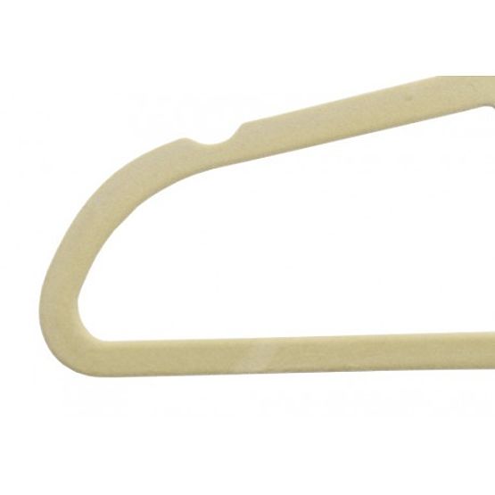 Set Maxi de 10 umerașe din velur - bej