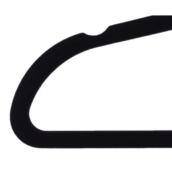 Set Maxi de 10 umerașe din velur - negru