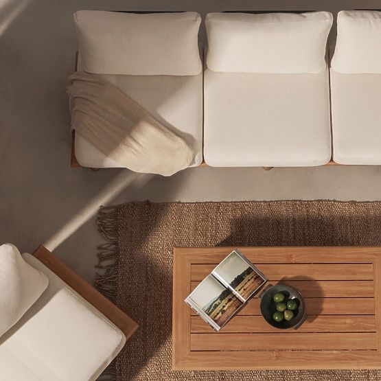 Set mobilier de grădină Conny din aluminiu, bej deschis, efect de lemn