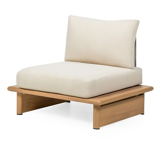 Set mobilier de grădină Conny din aluminiu, bej deschis, efect de lemn