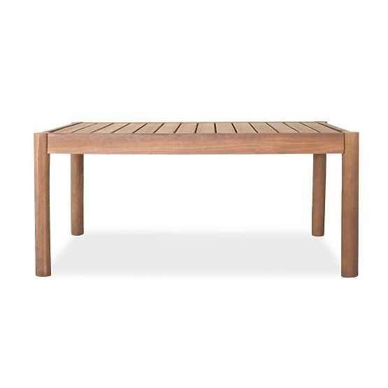 Set mobilier de grădină Fiorentino aspect de tec, împletit, lemn de acacia deschis FSC, verde, rotun