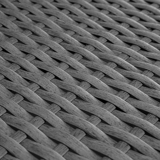 Set mobilier de grădină FLORENCJA canapea gri cu otoman