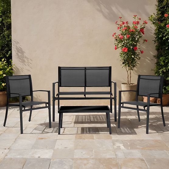 Set mobilier de grădină GRACIOSA BLACK