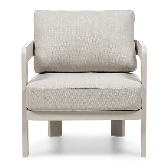 Set mobilier de grădină Japori, aluminiu, bej deschis, rotunjit