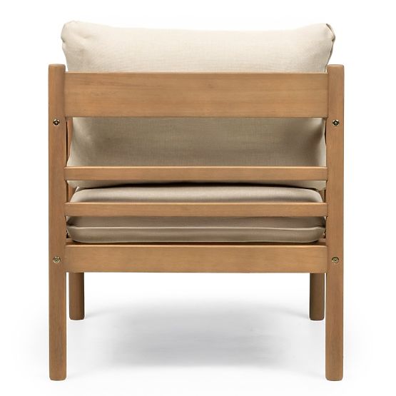 Set mobilier de grădină Mortlake lemn de eucalipt FSC, aspect de tec, bej deschis