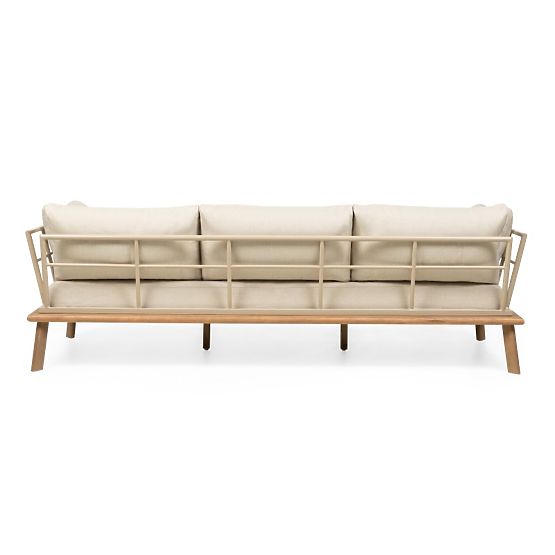 Set mobilier de grădină Penne lemn de eucalipt FSC, aluminiu, bej