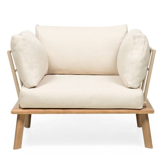 Set mobilier de grădină Penne lemn de eucalipt FSC, aluminiu, bej