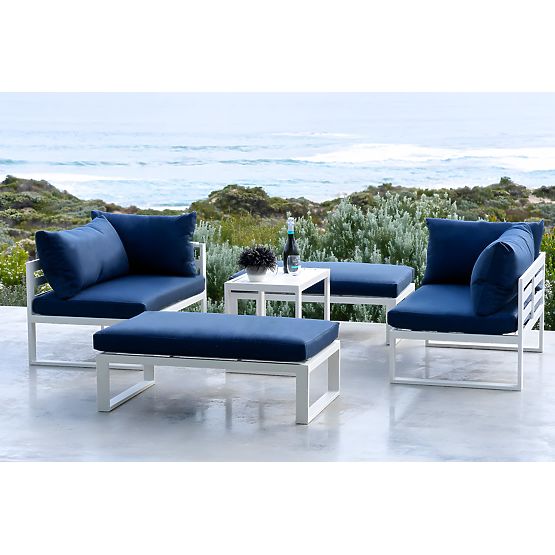 Set mobilier de grădină SANTO alb