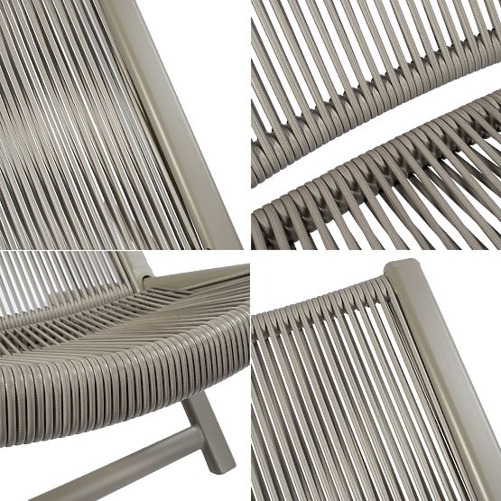 Set mobilier de terasă CHILL SAND șezlonguri și măsuță