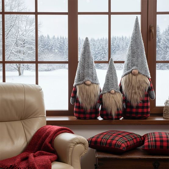 Set Spiriduș de Crăciun YX055 30+40+50cm