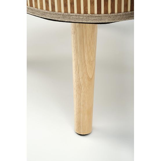 Set TICO de 2 taburete cu spațiu de depozitare, bej