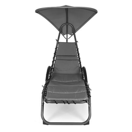 Șezlong de grădină cu baldachin oval mare ModernHome