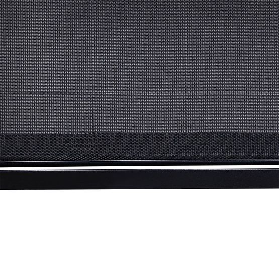 Șezlong de grădină Sandy reglabil, negru/grafit