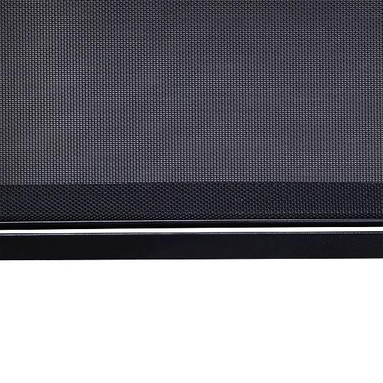 Șezlong de grădină Sandy reglabil, negru/grafit