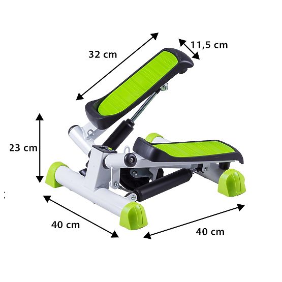Stepper twist cu corzi elastice și contor fitness ModernHome