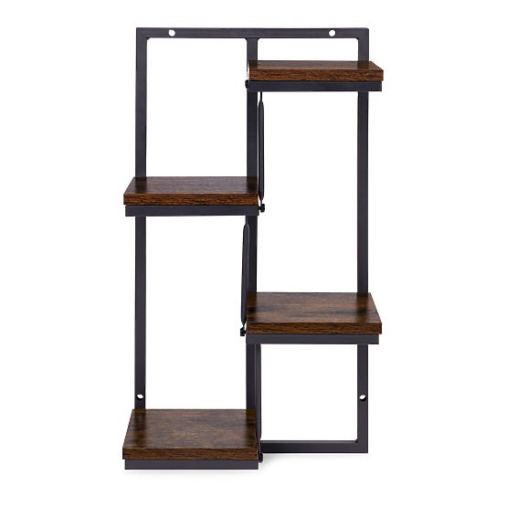 Suport de perete pentru flori, raft pentru flori, decor 4 niveluri loft ModernHome