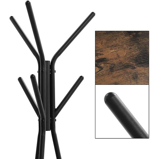 Suport de podea din lemn pentru haine LOFT