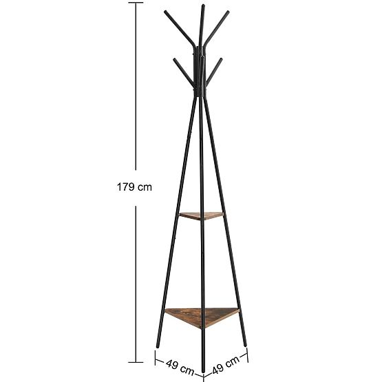 Suport de podea din lemn pentru haine LOFT
