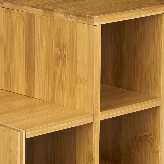 Suport de vin din bambus SOLARIS natural