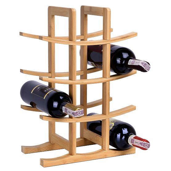 Suport de vin din bambus Todgar