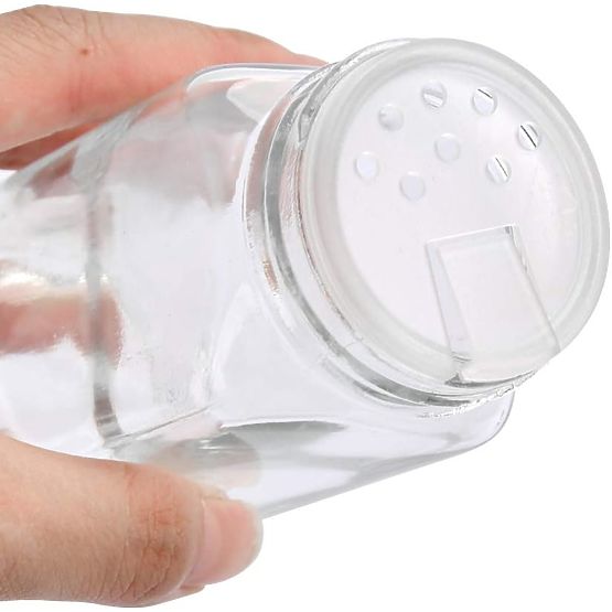 Suport etajat pentru condimente ENELDO 24 borcane + 72 etichete