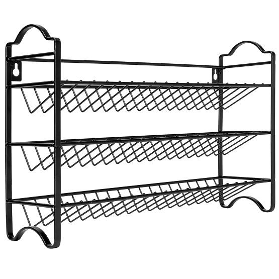 Suport etajat pentru condimente ENELDO 24 borcane + 72 etichete