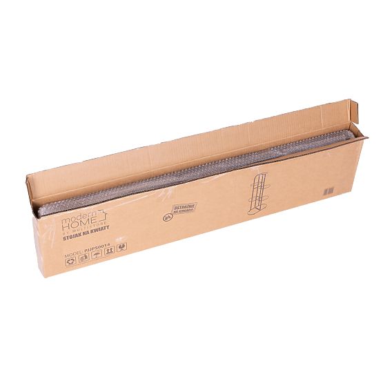 Suport modern din metal pentru flori cu 6 niveluri, negru