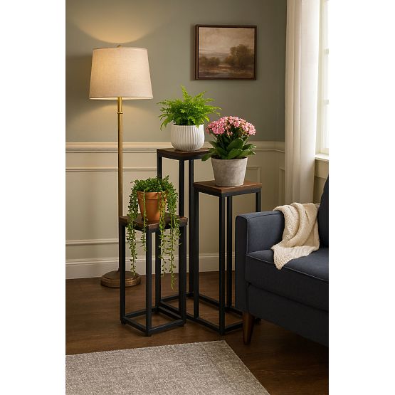 Suport pentru flori cu 3 rafturi loft ModernHome