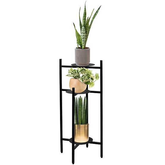 Suport pentru flori loft Tretorri Suport negru pentru flori