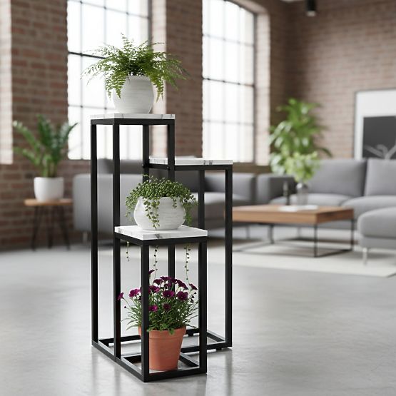 Suport pentru flori Munir marmură albă