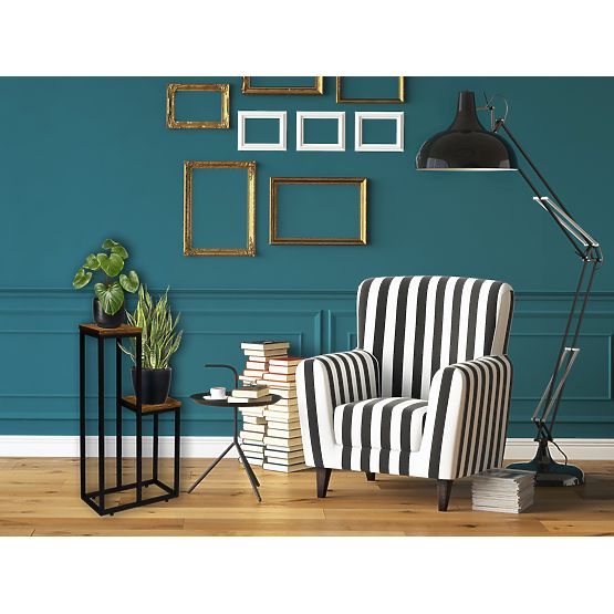 Suport pentru flori negru Hazel Rustic stejar antic