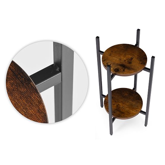 Suport pentru flori pe două niveluri decorativ loft ModernHome