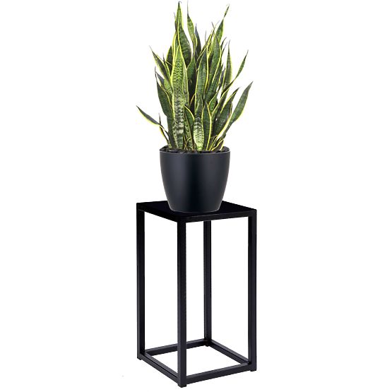 Suport pentru flori Piatto loft 40 cm negru