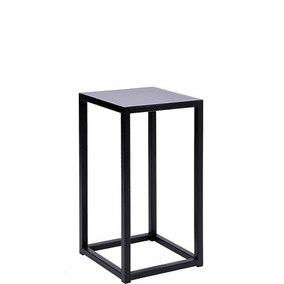 Suport pentru flori Piatto loft 40 cm negru