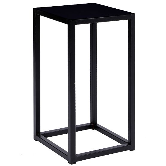 Suport pentru flori Piatto loft 40 cm negru
