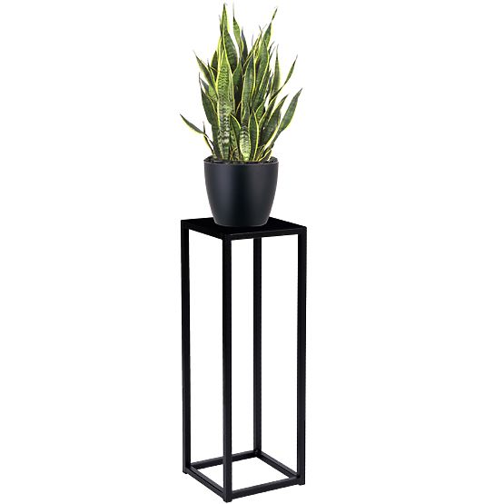 Suport pentru flori Piatto loft 60 cm negru