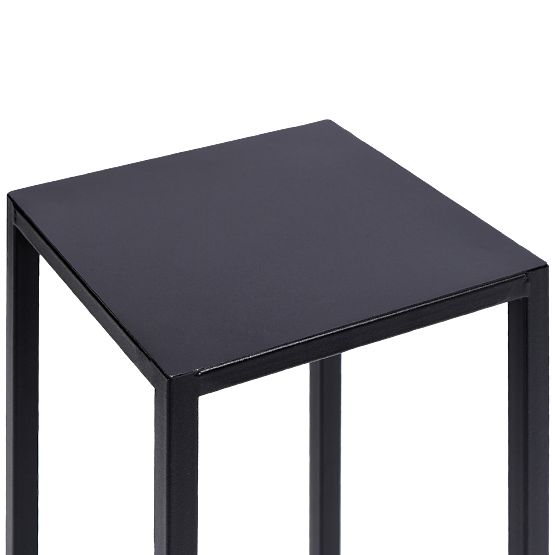 Suport pentru flori Piatto loft 60 cm negru