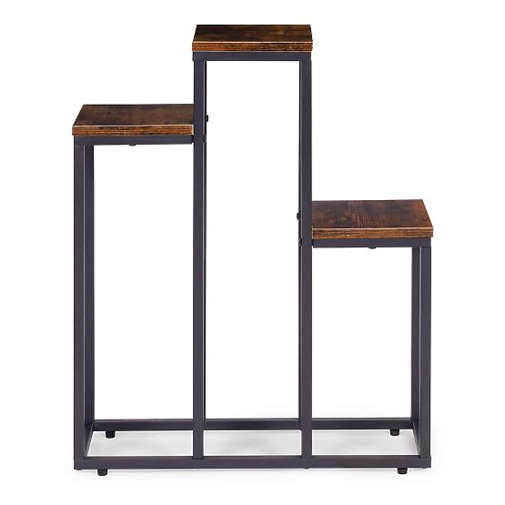 Suport pentru flori, suport decorativ cu 3 rafturi loft ModernHome