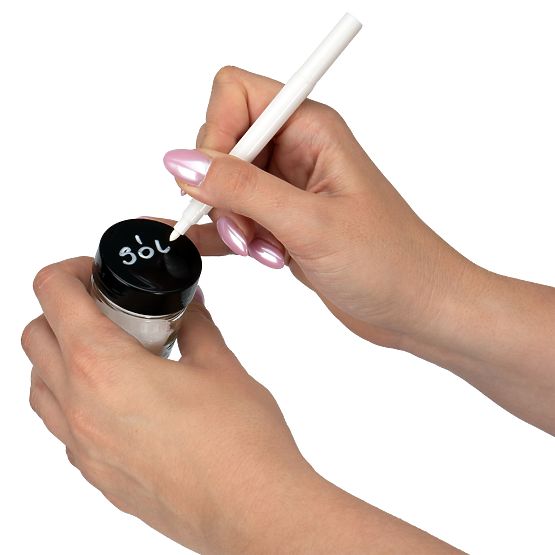 Suport rotativ pentru condimente ROMERO 16 borcane + 72 autocolante