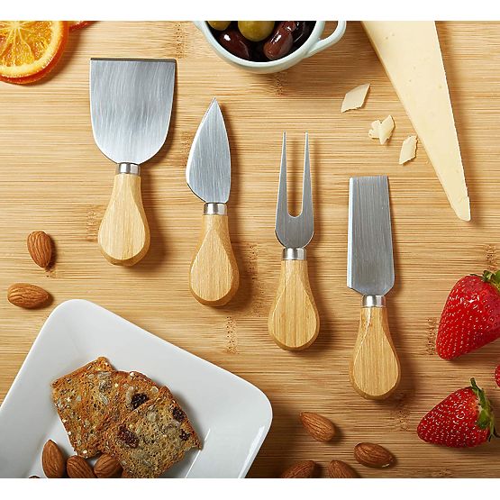 Tavă de bambus pentru gustări și brânzeturi Estera