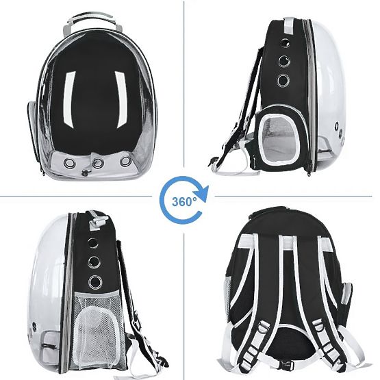 Transportor pentru animale P70259 Negru