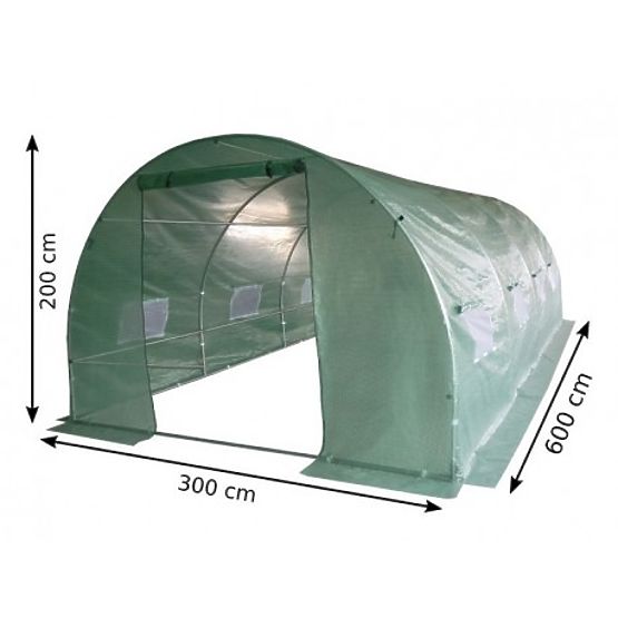 Tunel de folie - seră de grădină - 3x6 m