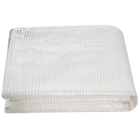 Tunel de seră de grădină 3x2x2 m cadru metalic multifuncțional folie albă 2 intrări