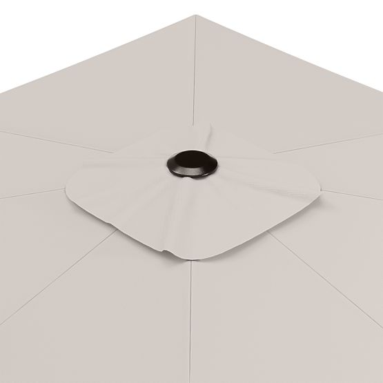 Umbrelă de grădină cu braț Shade 4x3 m cu husă, rotativă 360°, bej