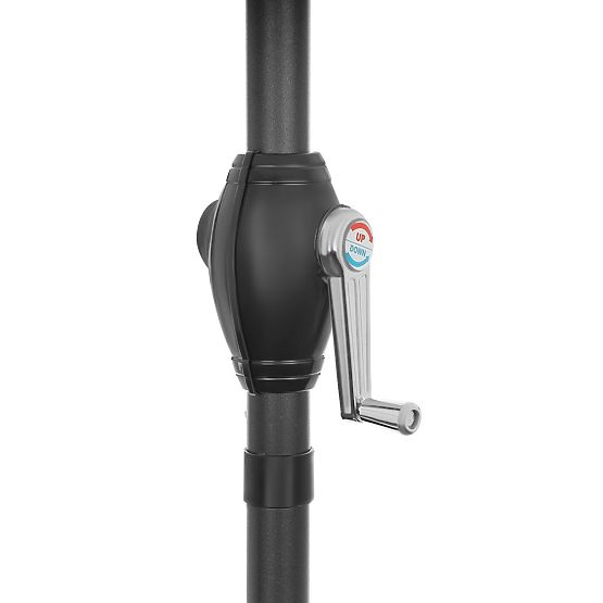 Umbrelă de grădină pliabilă pentru balcon, reglabilă, 210 cm, bej