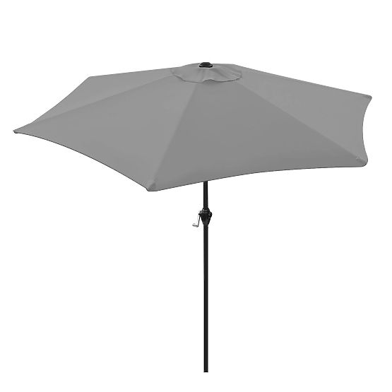 Umbrelă de grădină pliabilă pentru balcon, reglabilă, 210 cm, gri