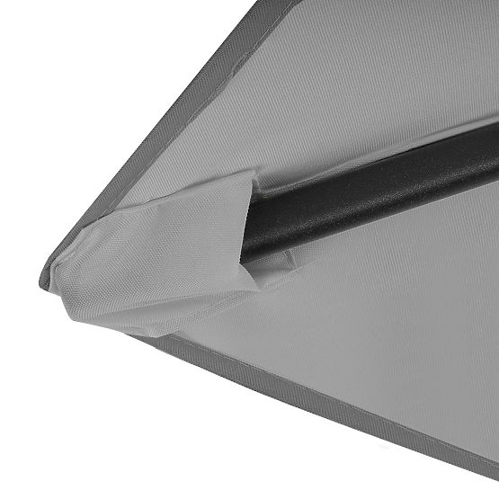 Umbrelă de grădină pliabilă pentru balcon, reglabilă, 210 cm, gri