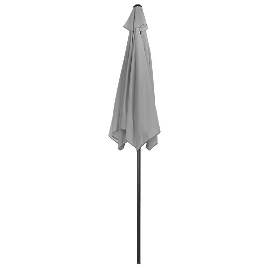 Umbrelă de grădină pliabilă pentru balcon, reglabilă, 210 cm, gri