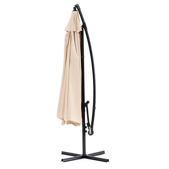 Umbrelă de soare pliabilă pentru terasă - bej